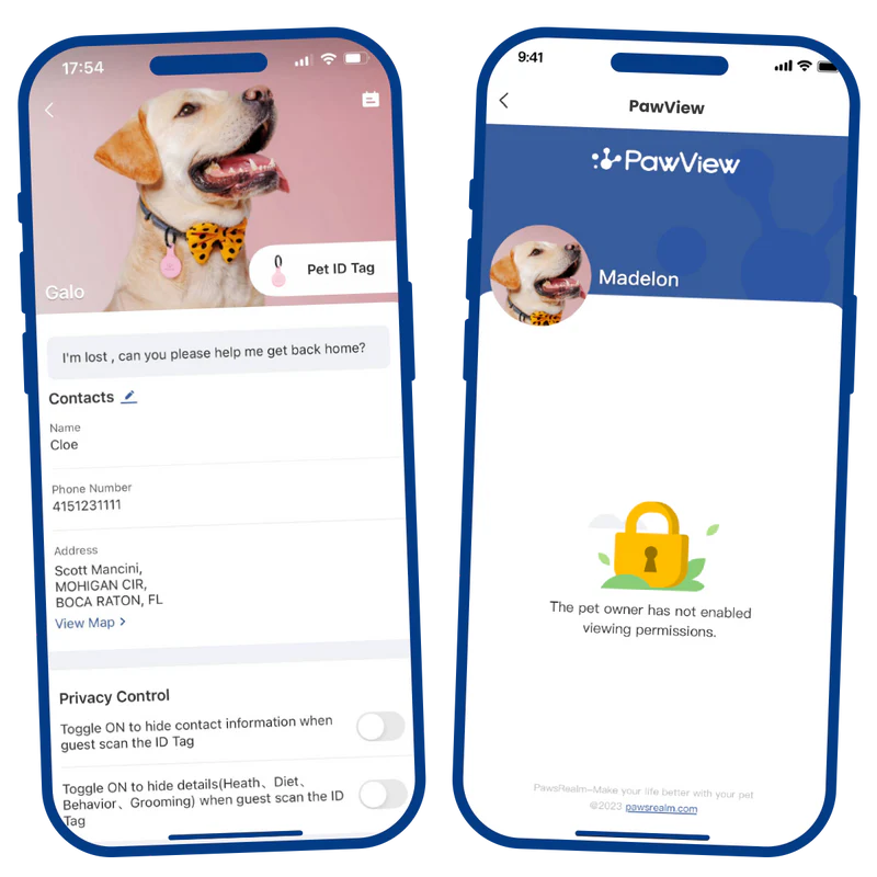 Contrôle de la vie privée